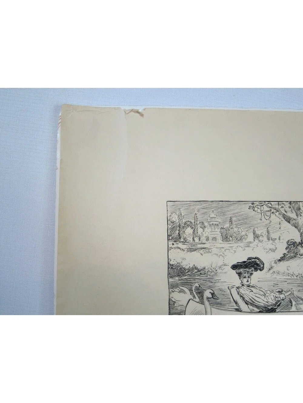 Antique 1904 Charles Dana Gibson Print 